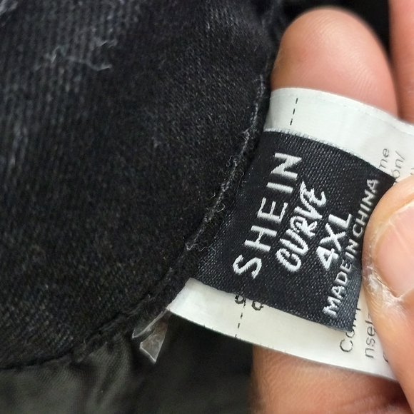 Pacsun women's Ripped Jean Shorts Pants, Size 4XL NWOT black Gym Sports Outdoor - Picture 8 of 10